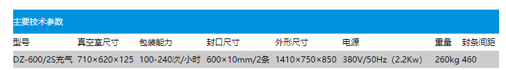DZ600.2s真空（充氣）包裝機(jī)(圖2)