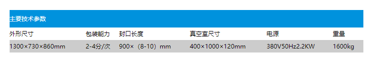 DZW-900外抽真空（充氣）包裝機(jī)(圖2)